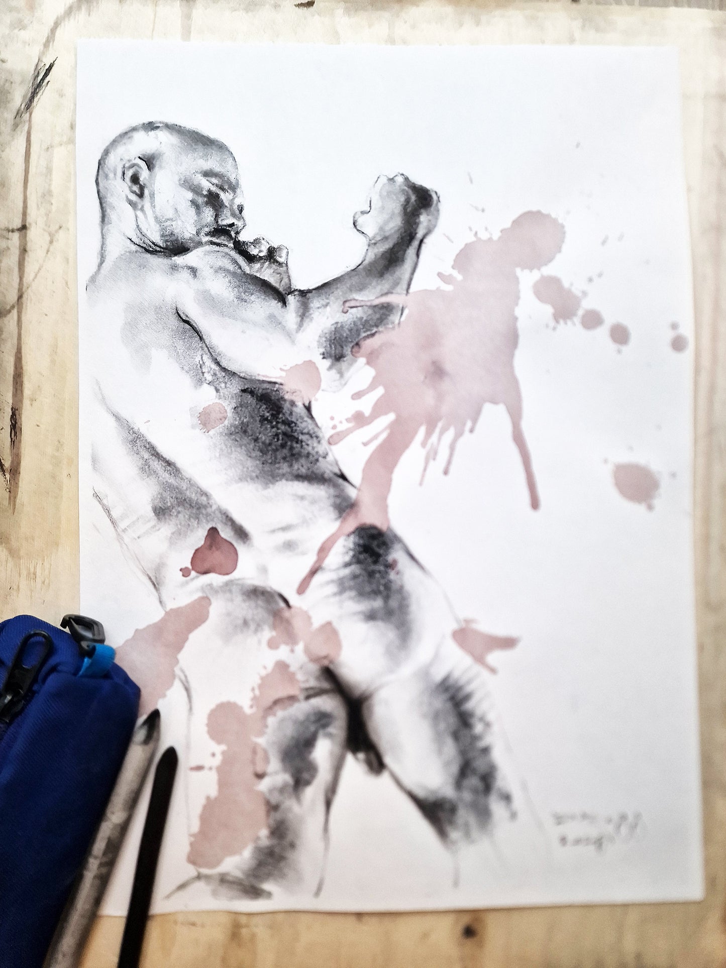 Crusher Male Figure Drawing