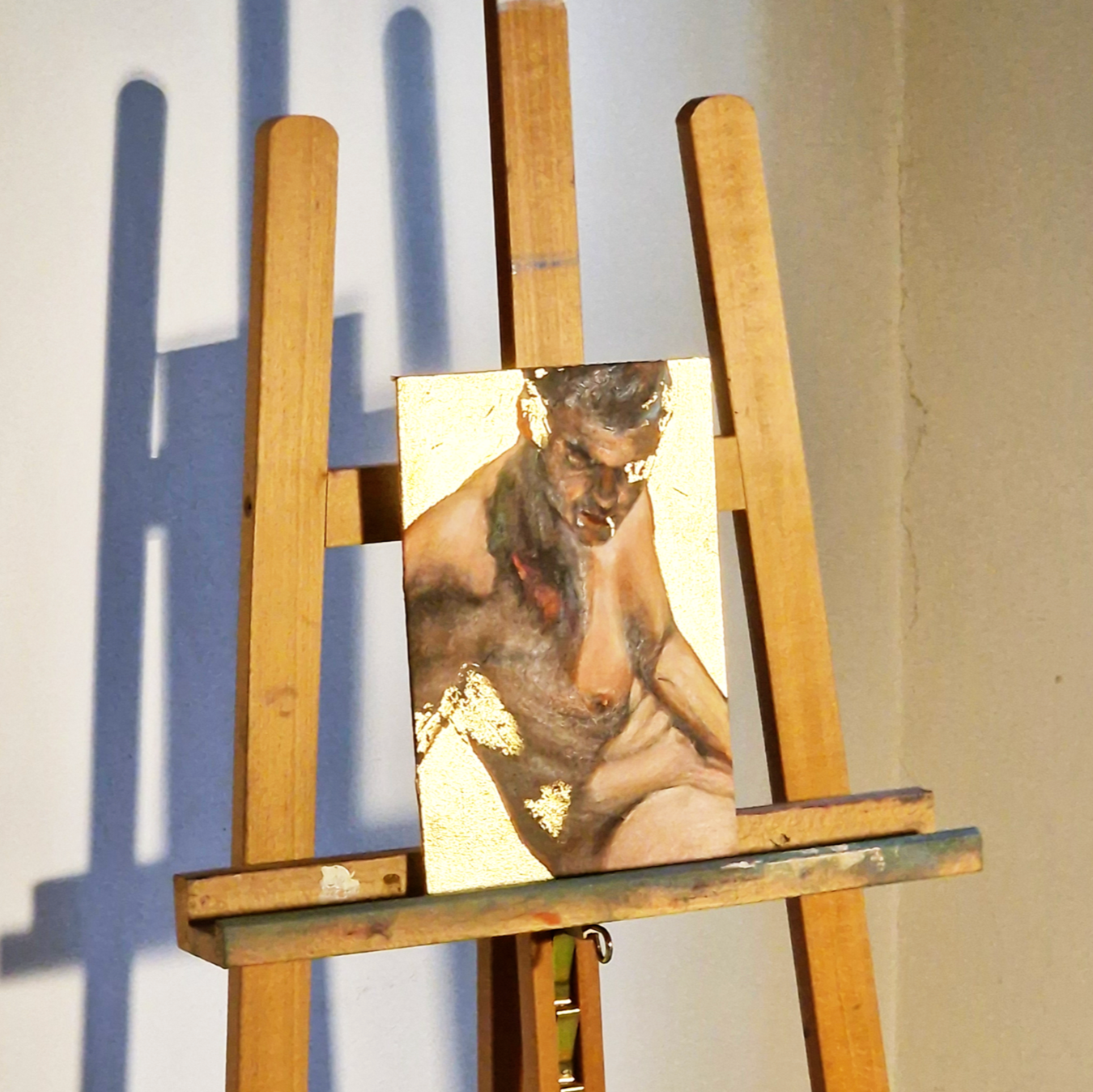 Male Figure Painting, Men in Renaissance Style Art