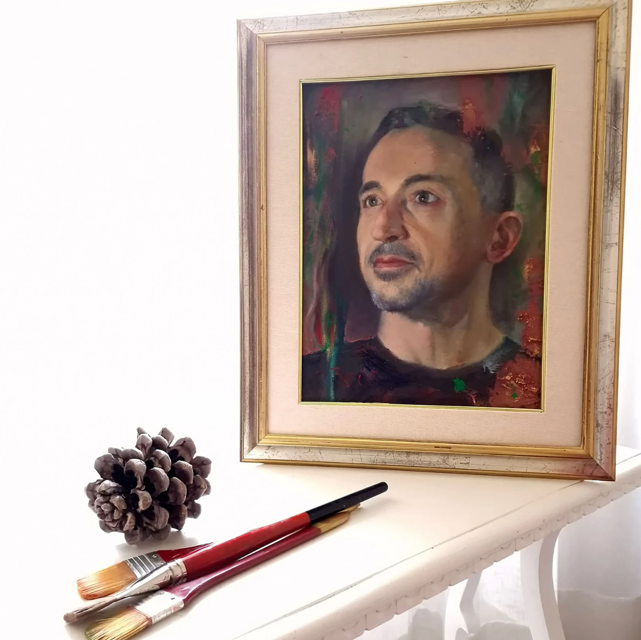 Portrait From Your Photo Custom Made Painting To Order Art Gift for Home Decor