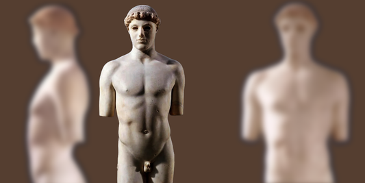 Perfect Male Body As Canon Of Human Figure – Greek Severe Style Or Early Classic Style