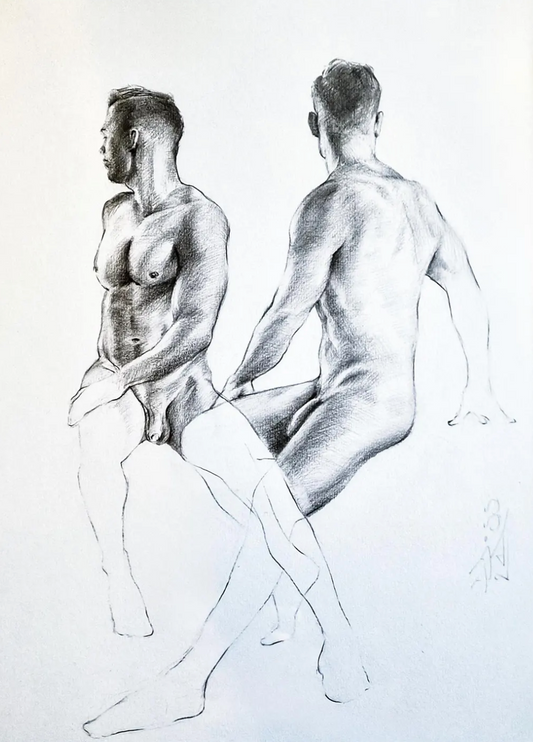 Model in Two Poses